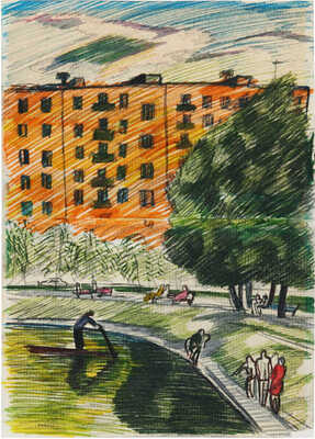 Дувидов Виктор Аронович. Ленинград. На Черной речке